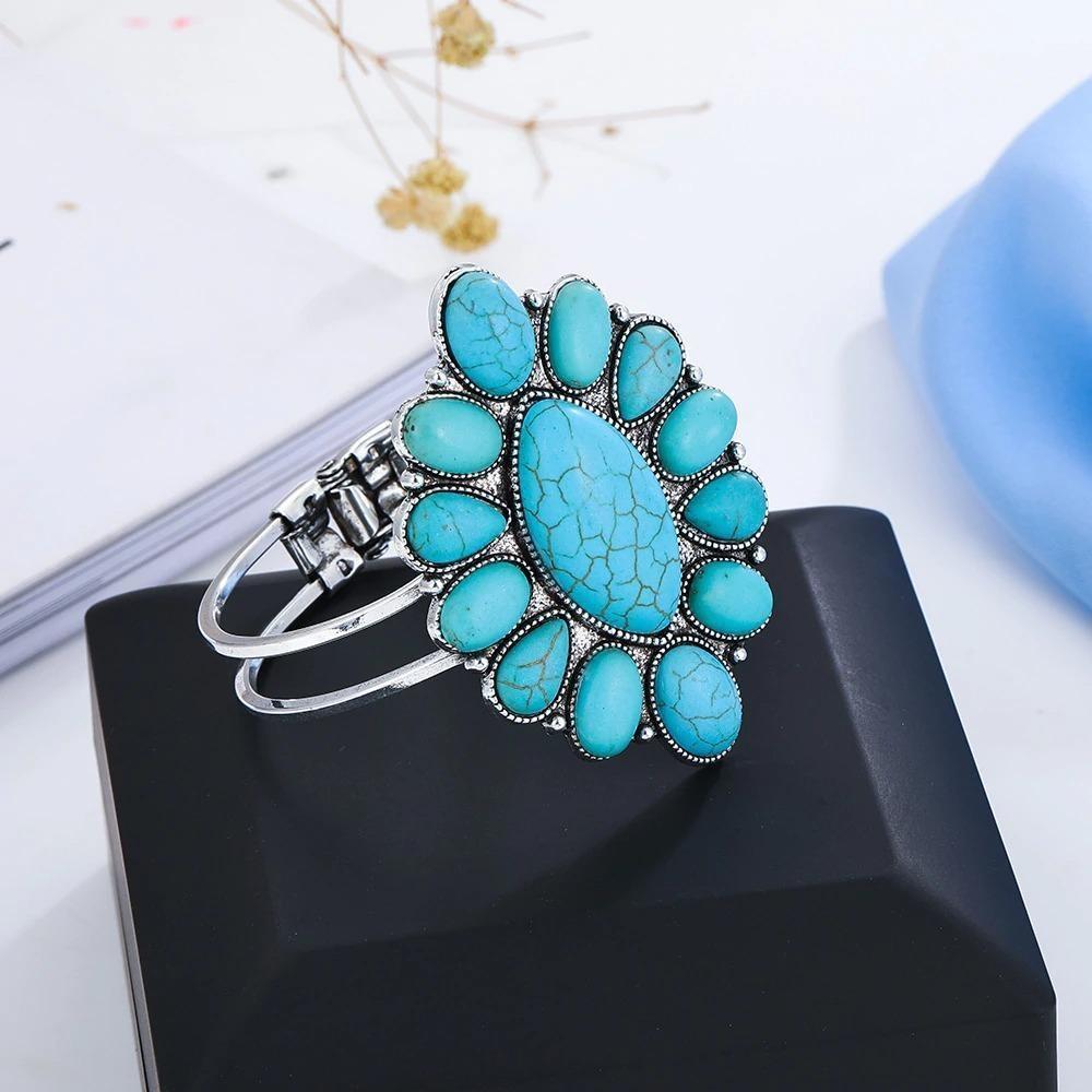 Pulsera vintage de indio americano para hombre