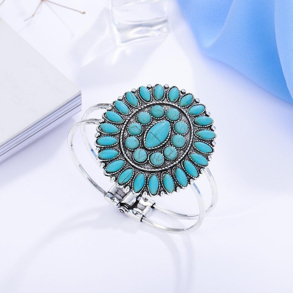 Pulsera vintage de indio americano para hombre