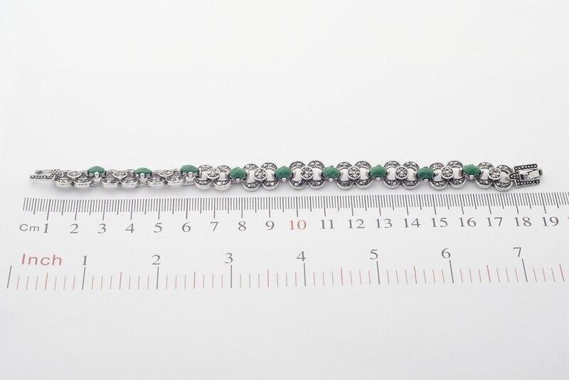 Pulsera de plata india vintage para mujer