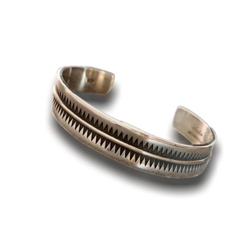 Pulsera de plata india vintage para hombre