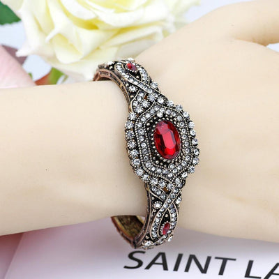 Pulsera India Vintage Roja