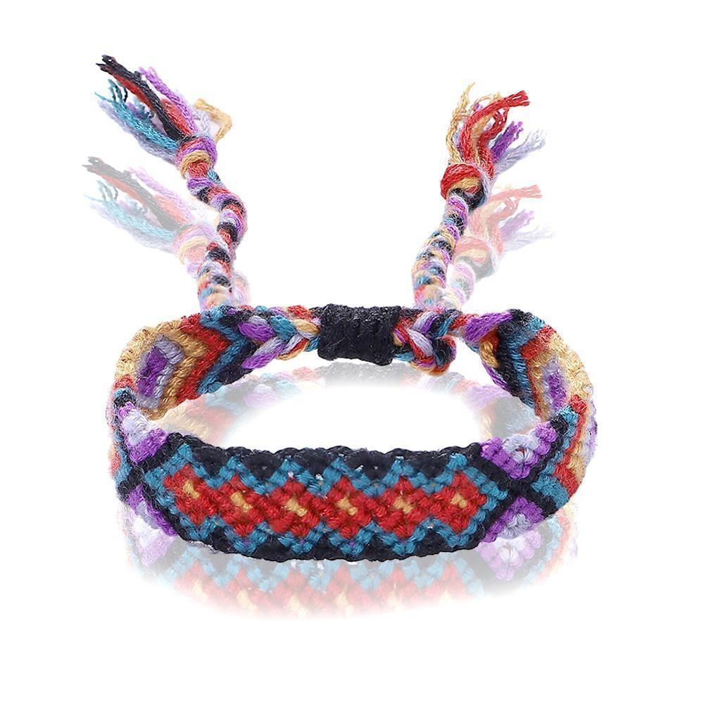 Pulsera India Vintage de Tela