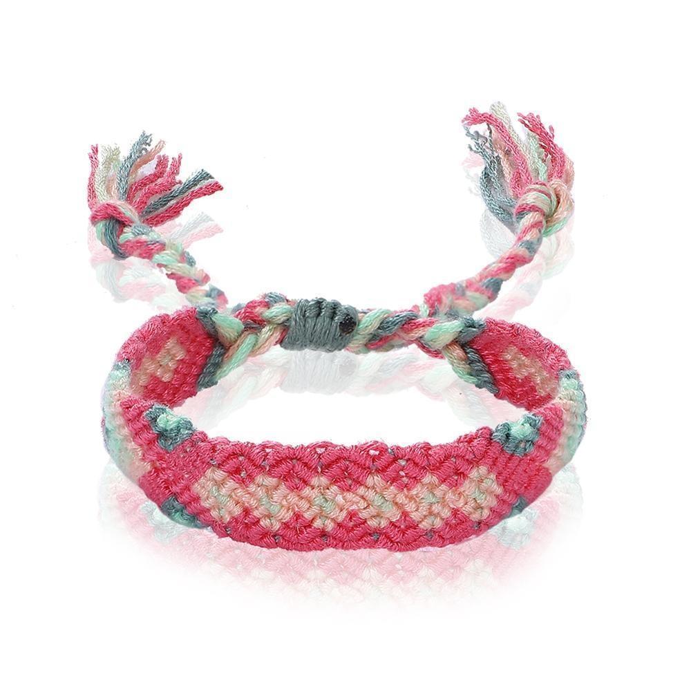 Pulsera India Vintage de Tela