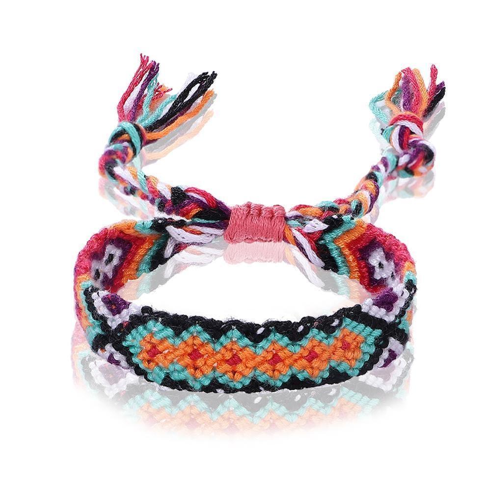 Pulsera India Vintage de Tela