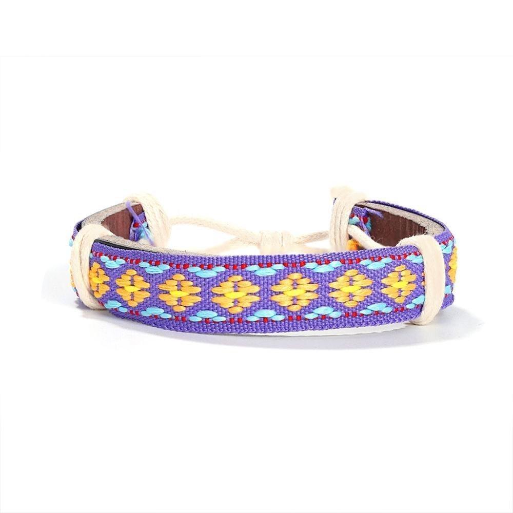 Pulsera India Vintage de Tela