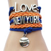 Brazalete vintage I Love New York