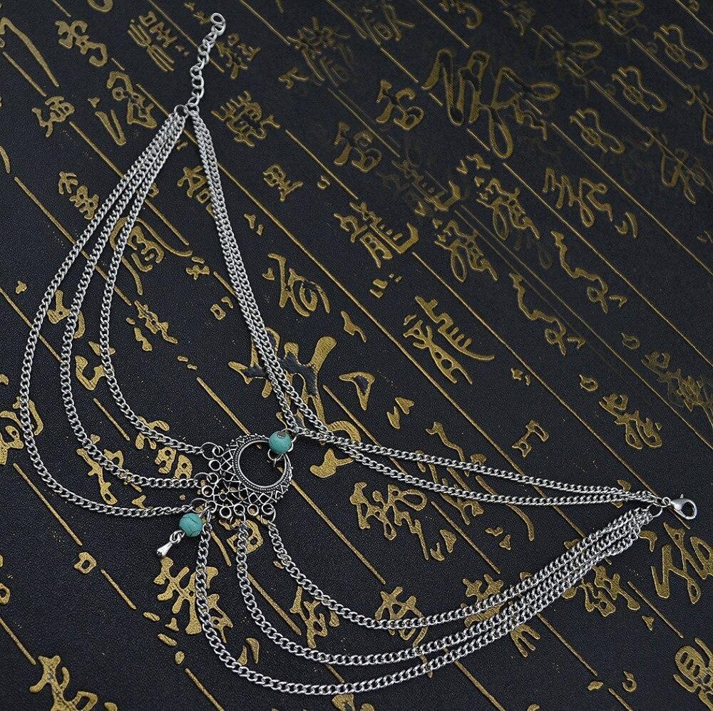 Pulsera de pie india vintage