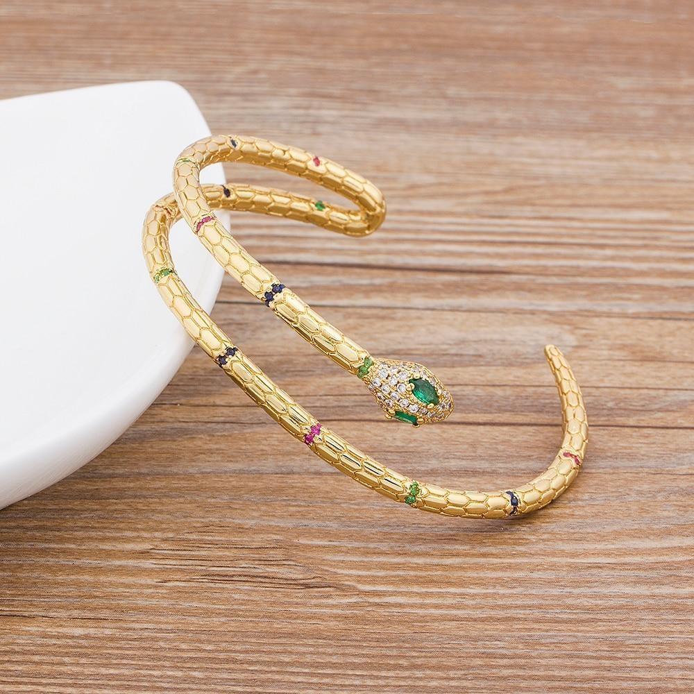 Pulsera de serpiente india vintage