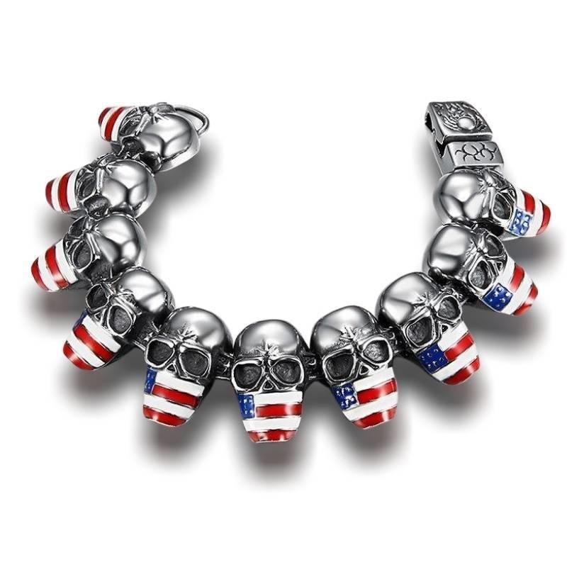 Pulsera Calavera Vintage