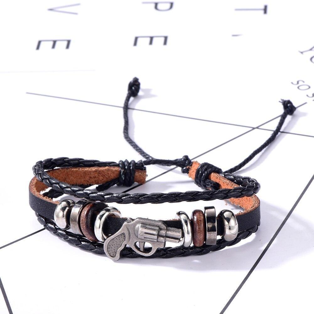 Pulsera vaquera vintage para hombre