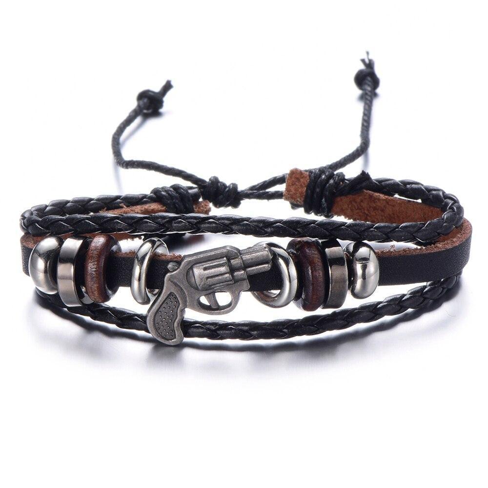 Pulsera vaquera vintage para hombre