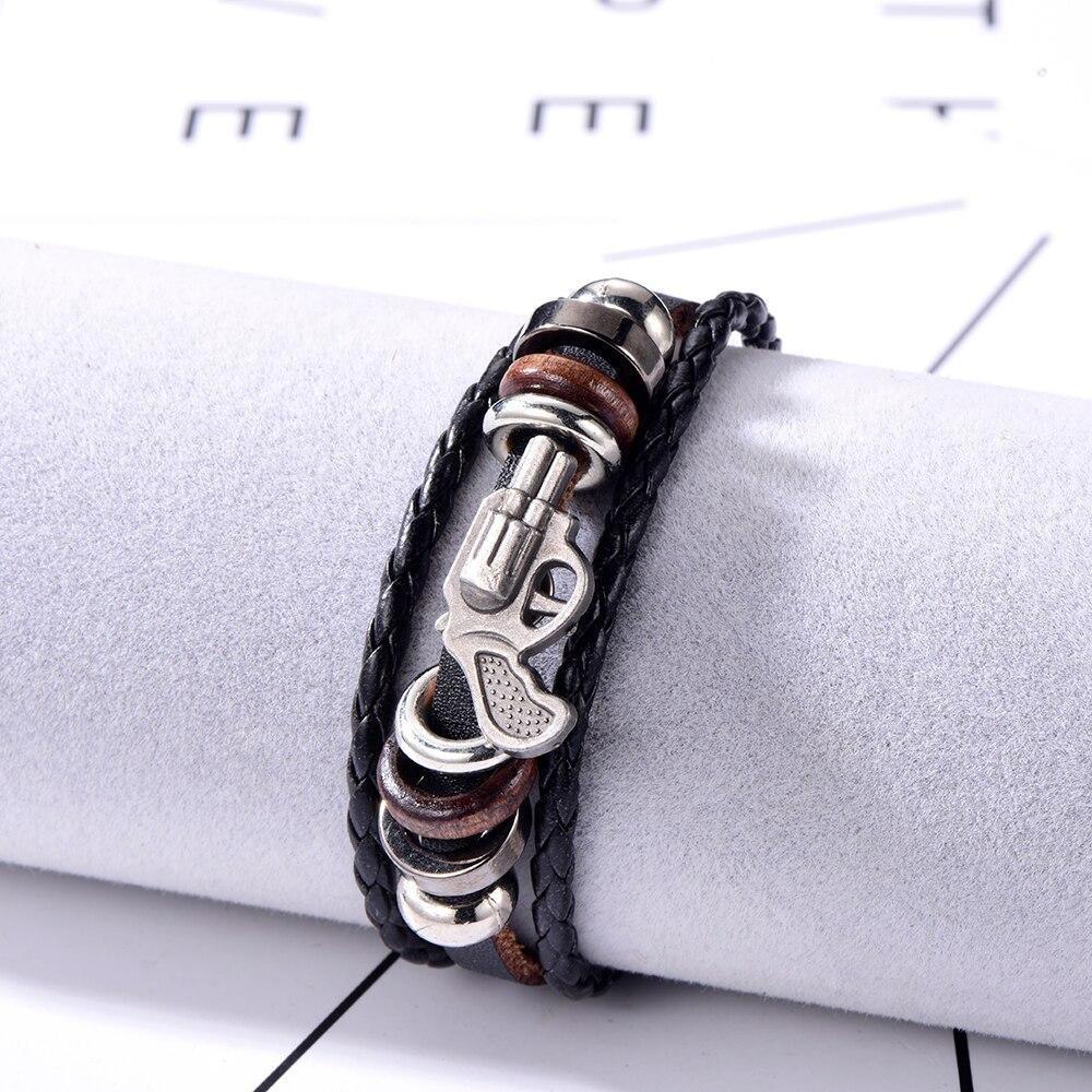 Pulsera vaquera vintage para hombre