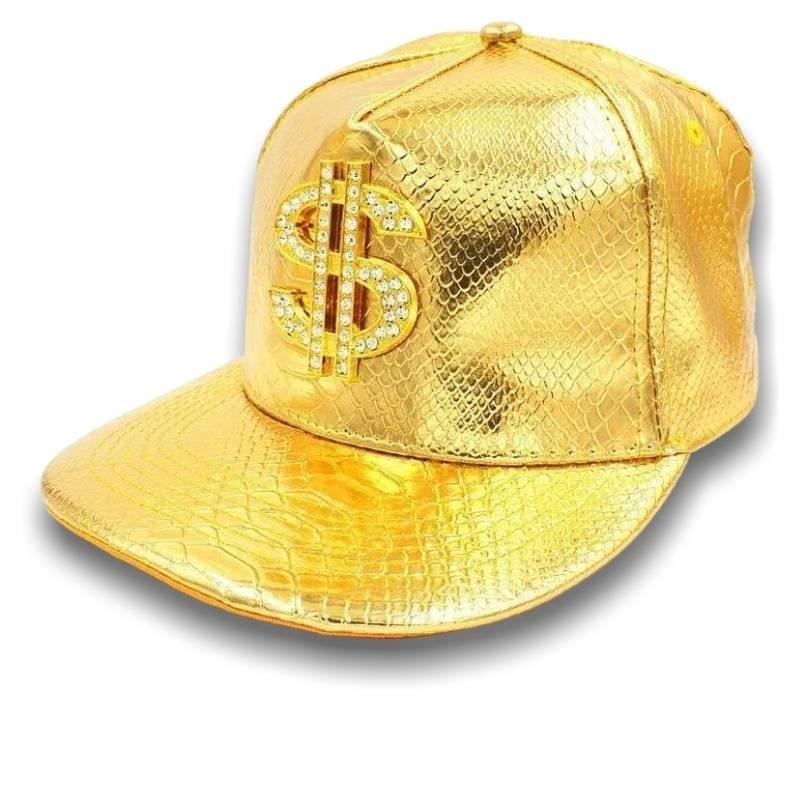 Gorra New York vintage en dorado