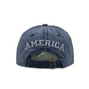 Gorra vintage con bandera americana