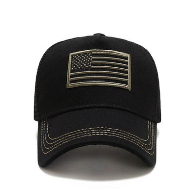 Gorra Vintage Con Bandera Americana