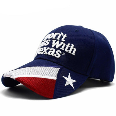 Gorra vintage con bandera de Texas
