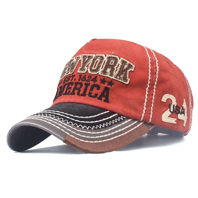 Gorra Vintage New York Roja Y Negra