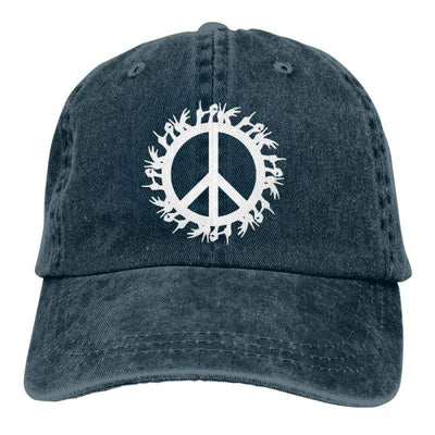 Gorra vintage de paz y amor