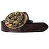 Cinturón de cuero vintage para hombre