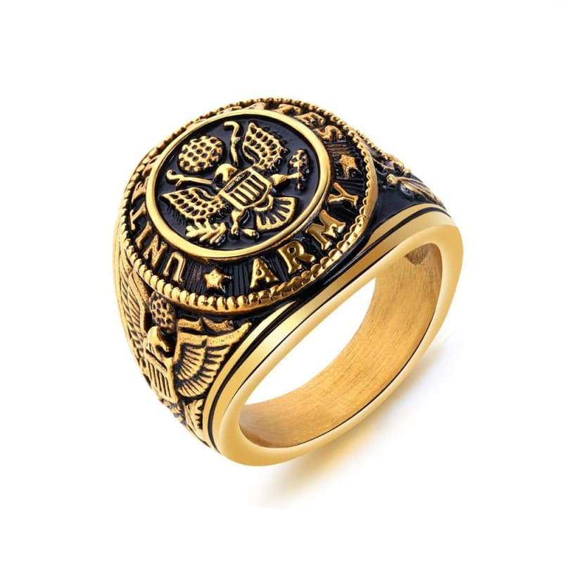Anillo de sello Vintage Marine Nationale