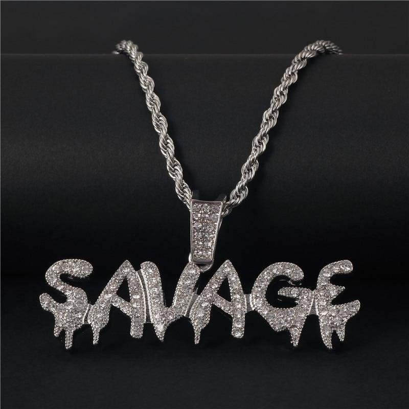 Collar Vintage Bling Bling Rap