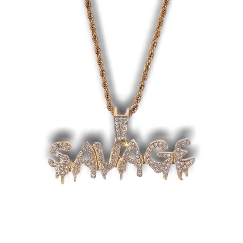 Collar Vintage Bling Bling Rap