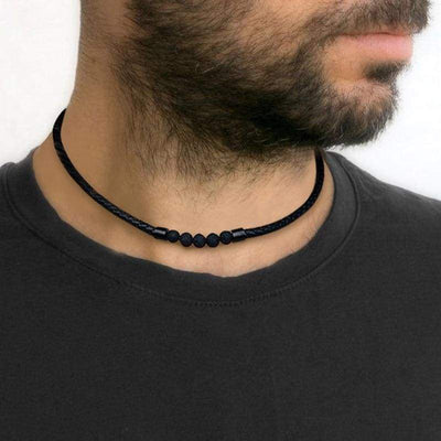 Collar hippie vintage para hombre