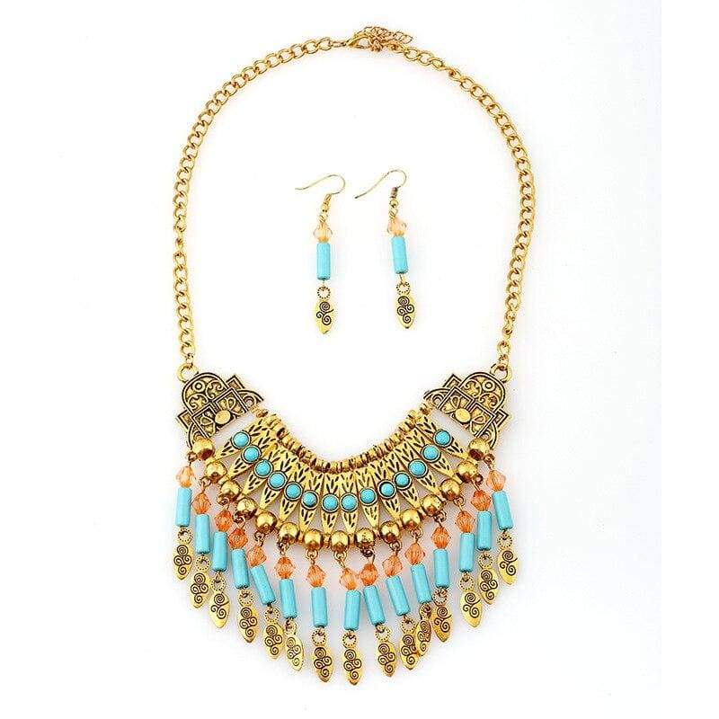 Collar de mujer india vintage