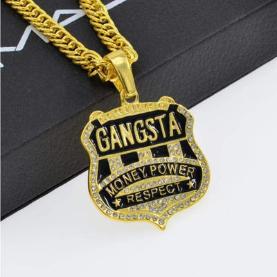 Collar de rap vintage