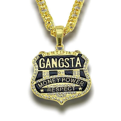 Collar de rap vintage