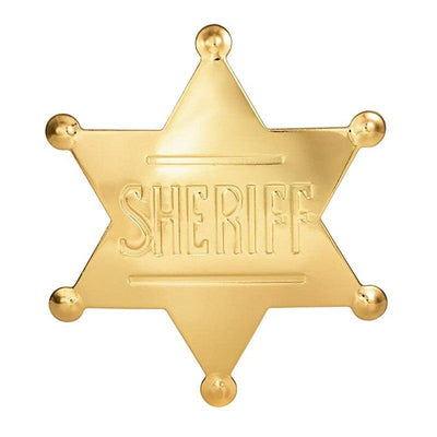 Insignia de sheriff vaquero vintage