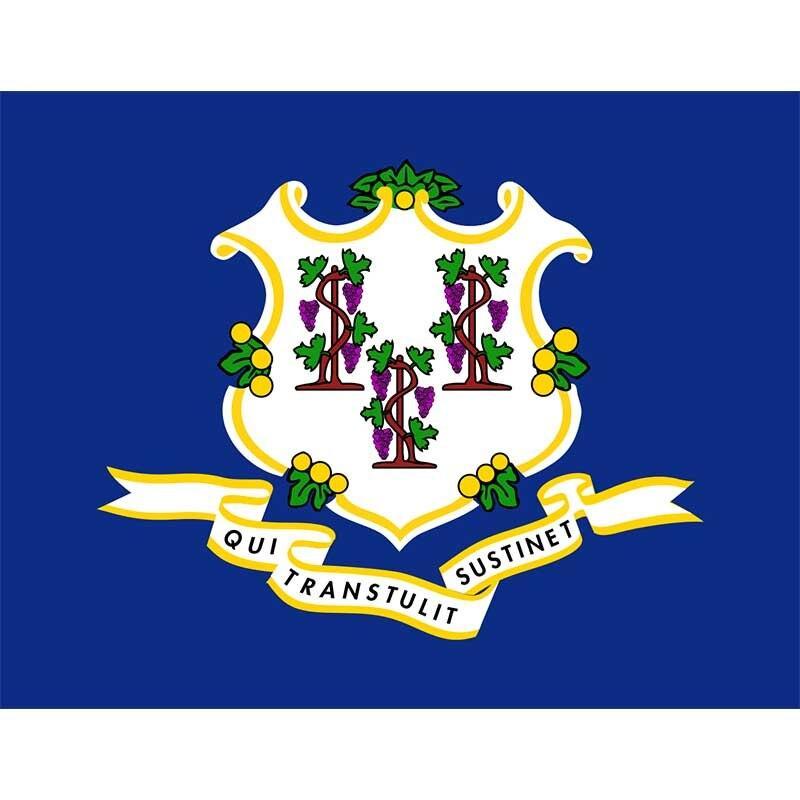 Bandera de la vendimia de Connecticut