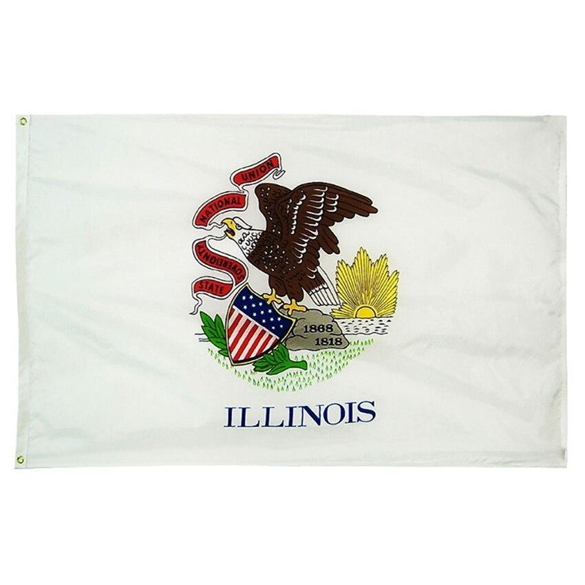 Bandera de la vendimia de Illinois