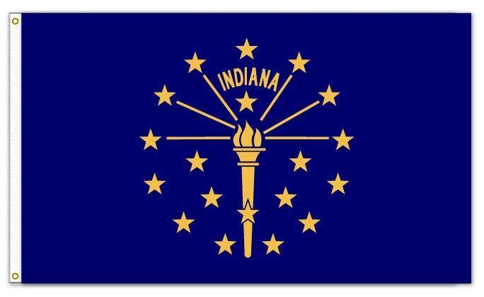 Bandera de Indiana de la vendimia