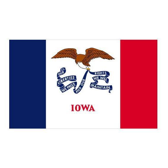 Bandera de Iowa de la vendimia