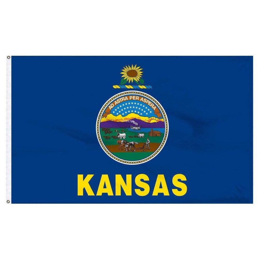 Bandera de la vendimia de Kansas