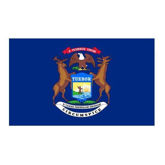 Bandera de la vendimia de Michigan