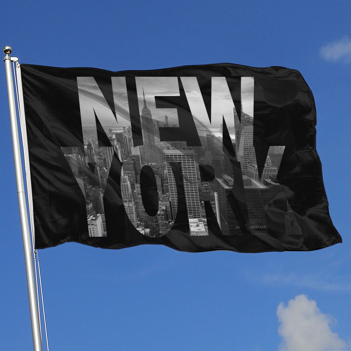 Bandera vintage de la ciudad de New York