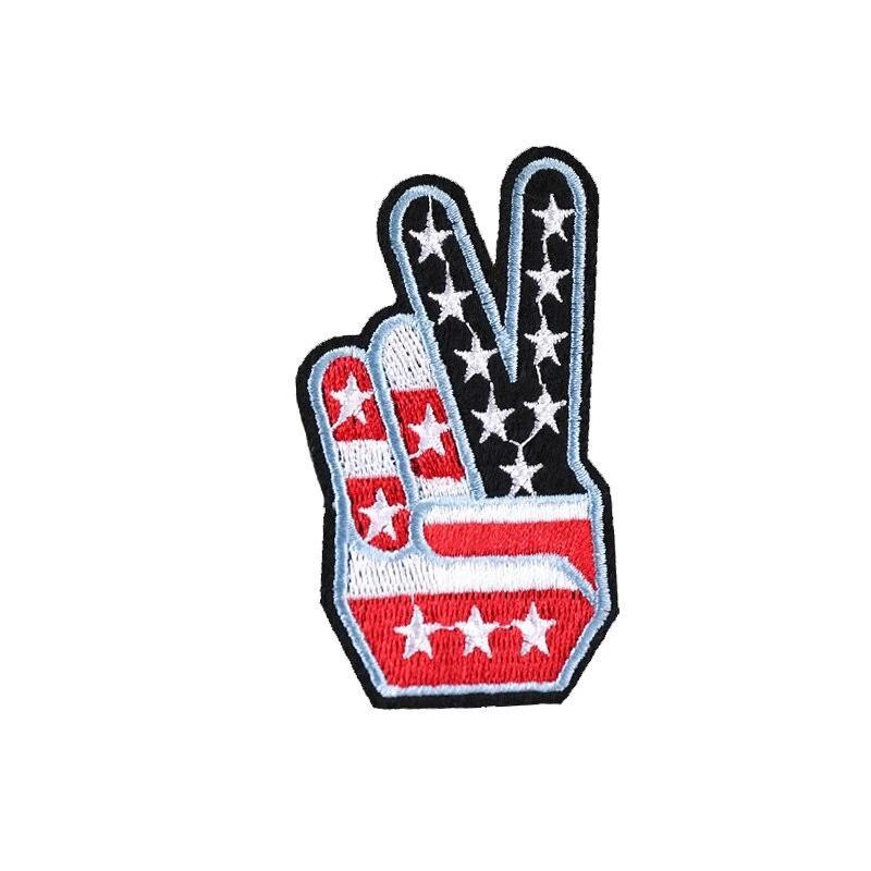 Parche de bandera americana vintage