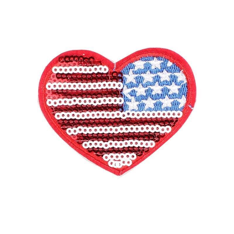 Parche de bandera americana vintage
