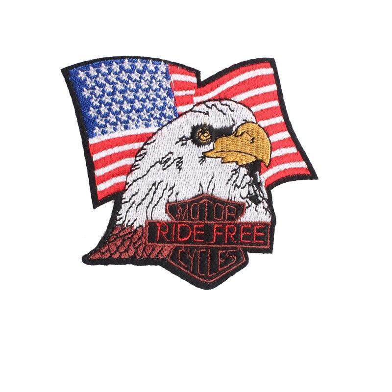 Parche de bandera americana vintage