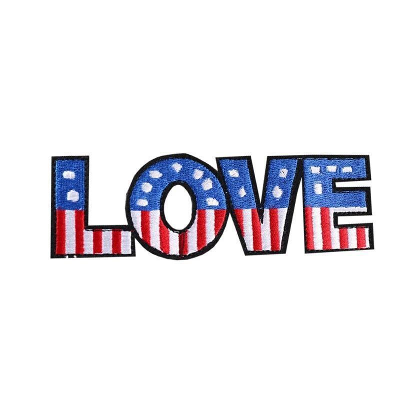 Parche de bandera americana vintage