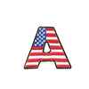 Parche de bandera americana vintage