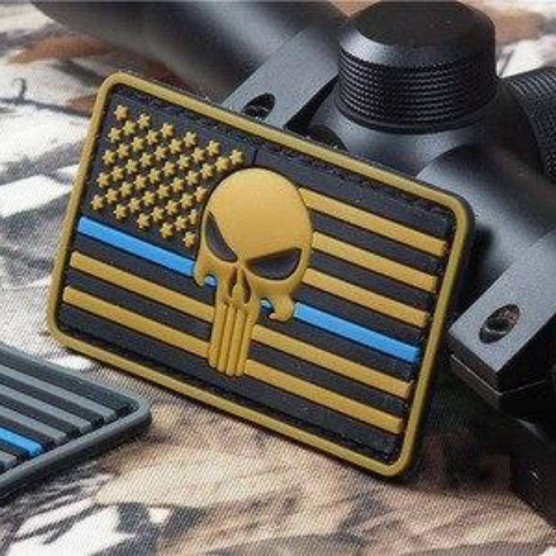 Parche vintage de la bandera de EE. UU.