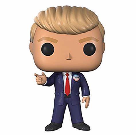 Figura pop vintage de Donald Trump