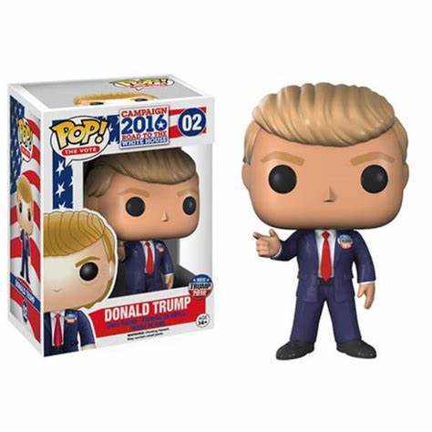 Figura pop vintage de Donald Trump