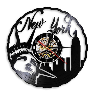 Reloj de pared vintage de diseño de New York