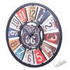 Reloj de pared Vintage Ruta 66