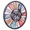 Reloj de pared Vintage Ruta 66