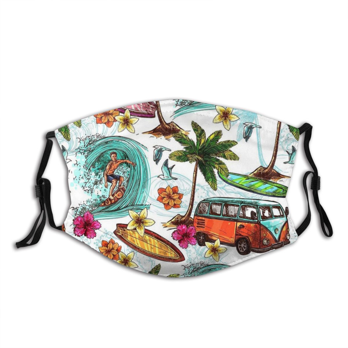 máscara hawaiana americana